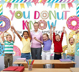 Thank You Backdrop Doughnut We Appreciate You Backdrop for Staff Employee