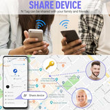 Air Tracker For Android, Air Tracker-4 Pack Android, Bluetooth Tracking Tag Compatible Google Find Hub App, Smart Tracker Key Finder For Key Wallet Bag Luggage - Black