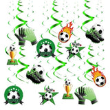 24Pcs Soccer Party Decoration
