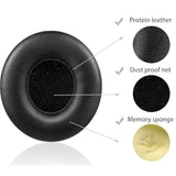 Replacement Ear Pads Compatible With Beats Solo 4 Wireless On-Ear Headphones, Replacement Ear Pads Made Of Protein Leather And Memory Foam (Black)