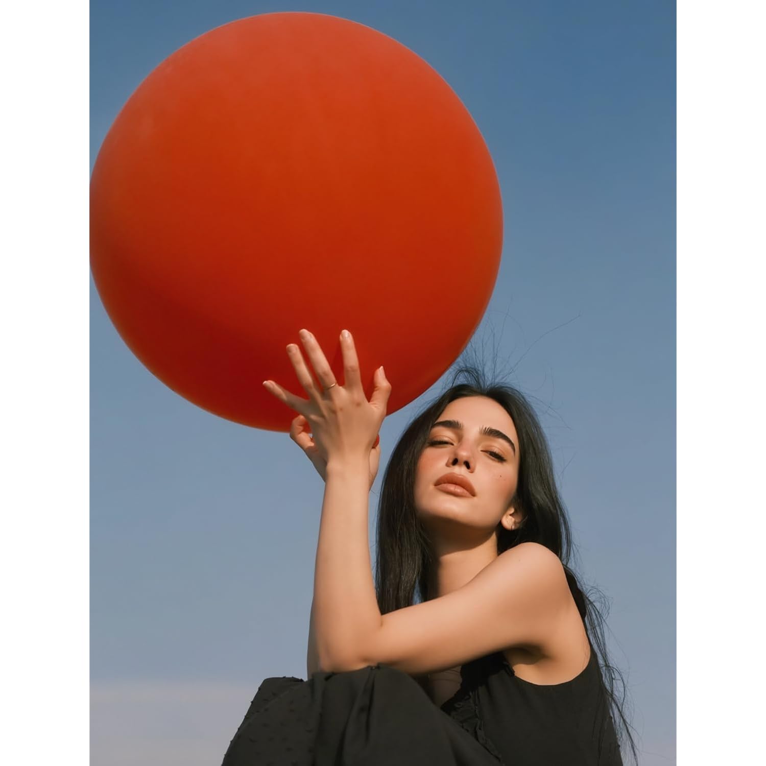 36 Inch Red Balloons - Giant Balloons Jumbo Red Latex Balloon For Garland Or Arch Extra Large Round Balloon For Christmas Anniversary Engagement Wedding Birthday Party Decorations (4Pcs)