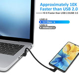 90 Degree Usb Type C Cable, Up Down Angle 18W Fast Charging Usb A To Usb C Cab