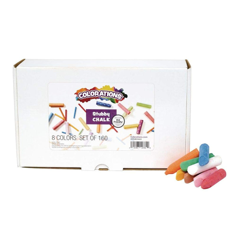 My First Stubby Chalk Multipack Multicolor Set Of 160 Arts And Crafts Material