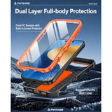 iPhone 17 Pro Premium Case with Built-in Screen Protector and Kickstand