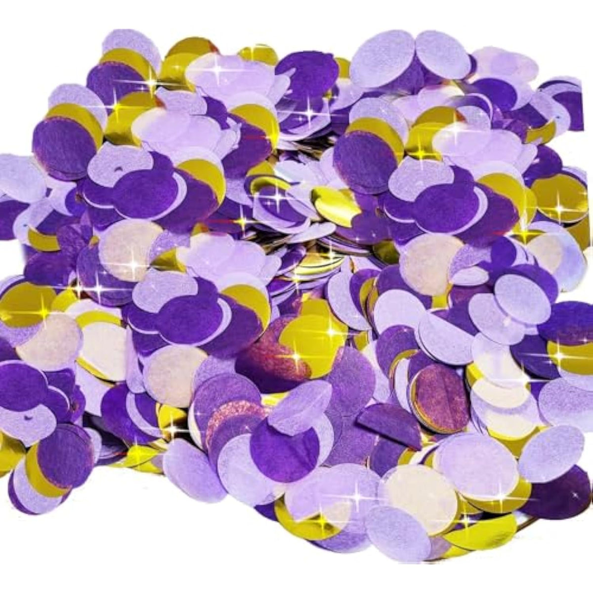 Purple Gold Confetti/Purple Gold Party Table Decorations/Eid Mubarak/Purple Birthday Decorations/Nyu Graduation Party Decorations 2025