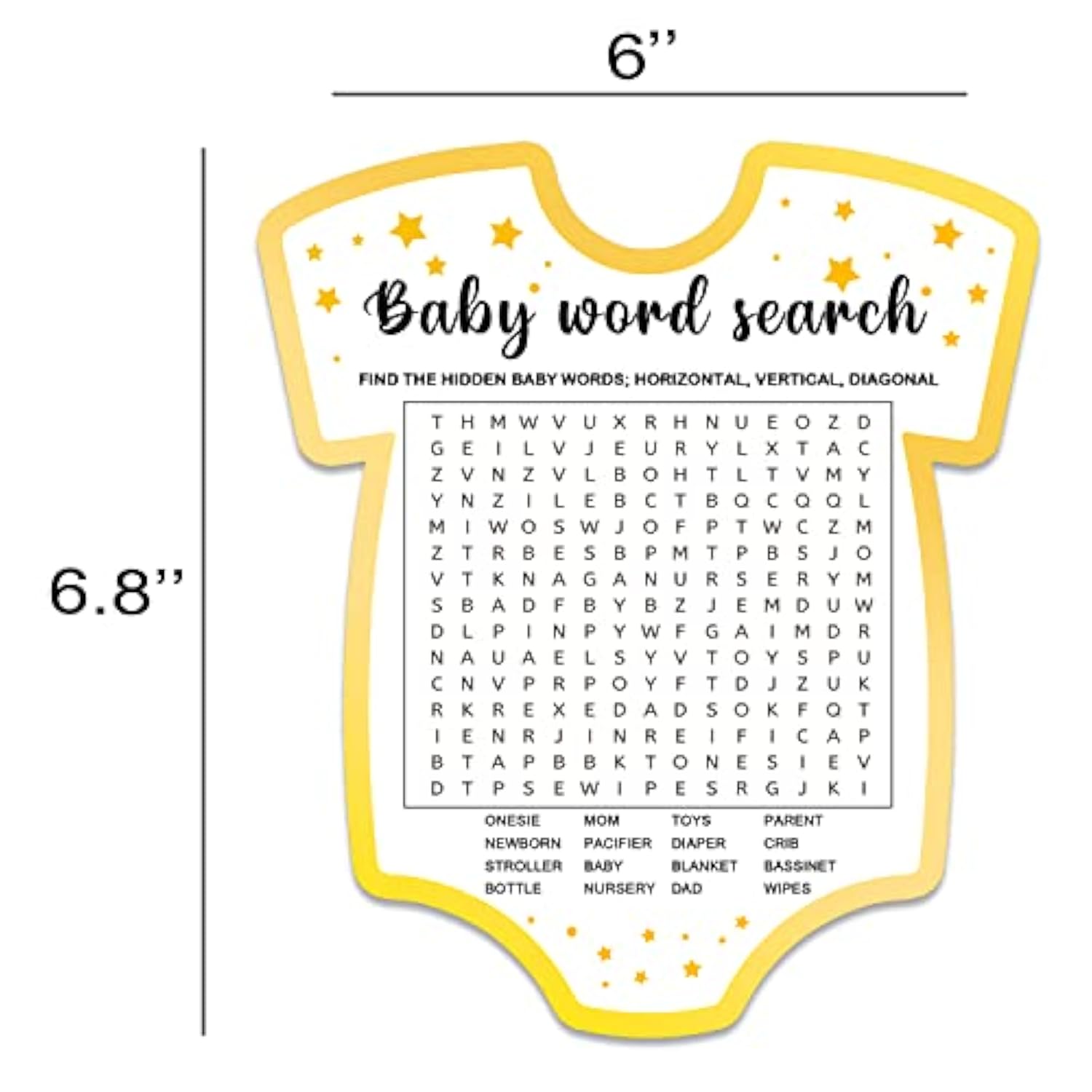 Baby Shower Games, Baby Trivia Game Cards, Fun Baby Shower Party Games Supplies & Activities, Gender Neutral Boy Girl, Baby Shower Ideas, Set Of 30 Cards