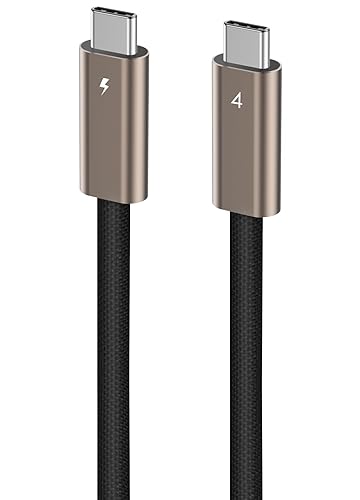 USB4 40Gbps USB C to USB C Cable 3.3FT 240W 5A EMarker Thunderbolt 4 Compatible