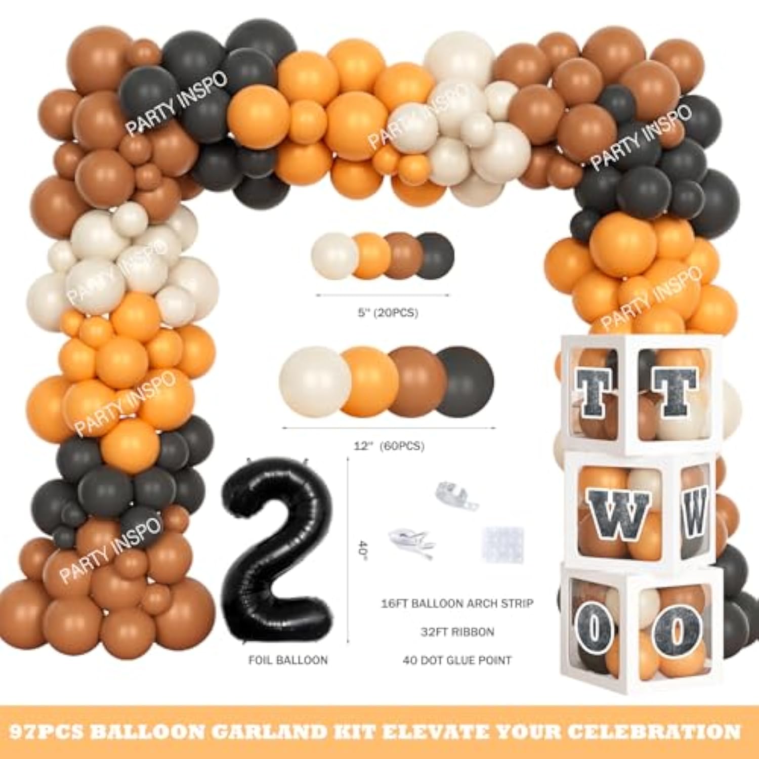 Born 2 Ball Birthday Decorations, 2Nd Birthday Decorations For Boys, Sports Theme Backdrop Balloon Banner Box Tablecloth For Basketball Football Soccer 2 Year Old Birthday Party Supplies