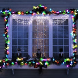 Battery Operated Christmas Lights, 100 Led 34Ft C6 String Lights With 8 Modes, Auto Timer, Waterproof For Indoor Outdoor