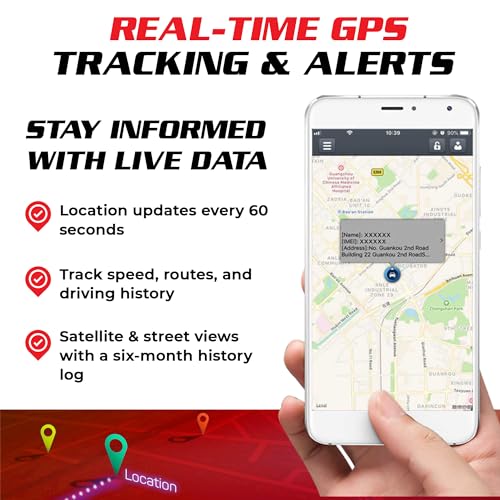 Obd Gps Tracker For Cars, Trucks, And Vehicles, Hidden Locator Tracking Device, Sim Card Included, Simple Plug-In To Obd2 Port, Us, Ca, Mx Coverage & Flexible Subscription