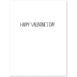 I Luv Ur Face Conversation Heart Millennial Valentine'S Day/Love Card (4.25" X 5.5") By