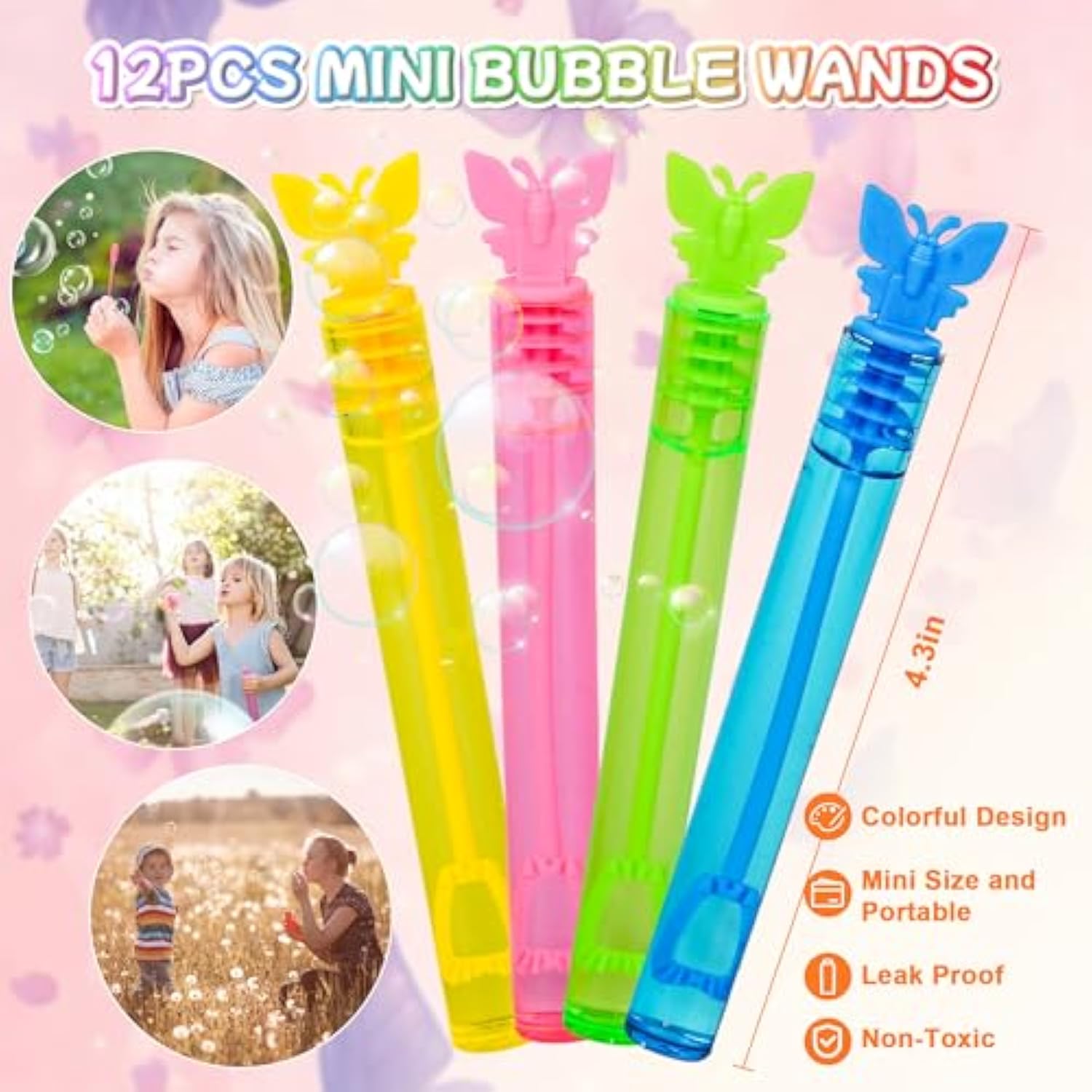 122 Pcs Butterfly Party Favors Included Straw Slap Bracelets Make Your Own Butterfly Stickers And Gifts Bags For Butterfly Birthday Party Supplies