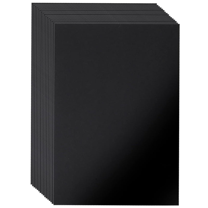 50 Sheets Black Cardstock 8.5 X 11, 250Gsm/92Lb Thick Paper Cardstock