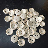 100 Pcs Wooden Handmade Buttons, Crafts Assorted Buttons Wooden Sewing