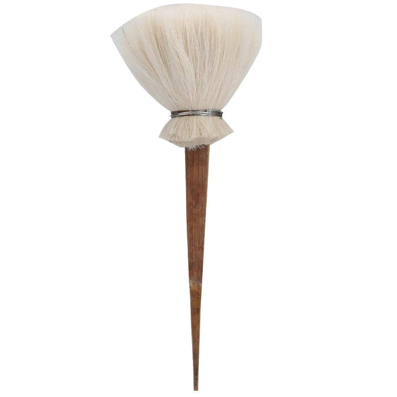 Pottery Cleaning Brush, Bamboo Big Head Brush Clay Cleaning Wooden Brushes Pot