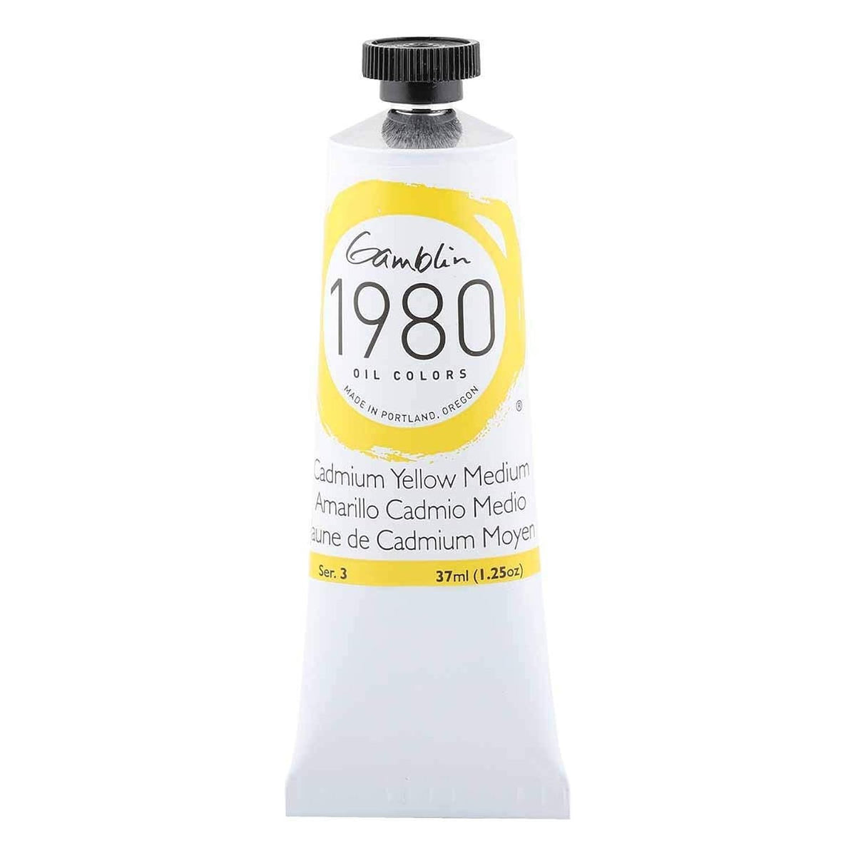 Gamblin 1980 Oil Cadmium Yellow Med 37Ml