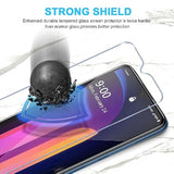 Screen Protector For Lg V60 Thinq 5G / V60 Thinq Uw 5G,3 Pack 9H Tempered Glass Hd Transparency Protective Film,Easy To Install,Bubble-Free,Fingerprint Reader And Case Friendly