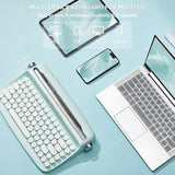 Actto B305 Wireless Typewriter Keyboard, Retro Bluetooth Aesthetic Keyboard Wi
