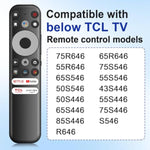 Voice Control Remote For Tcl Google Smart Android Tv?4 Shortcut Buttons