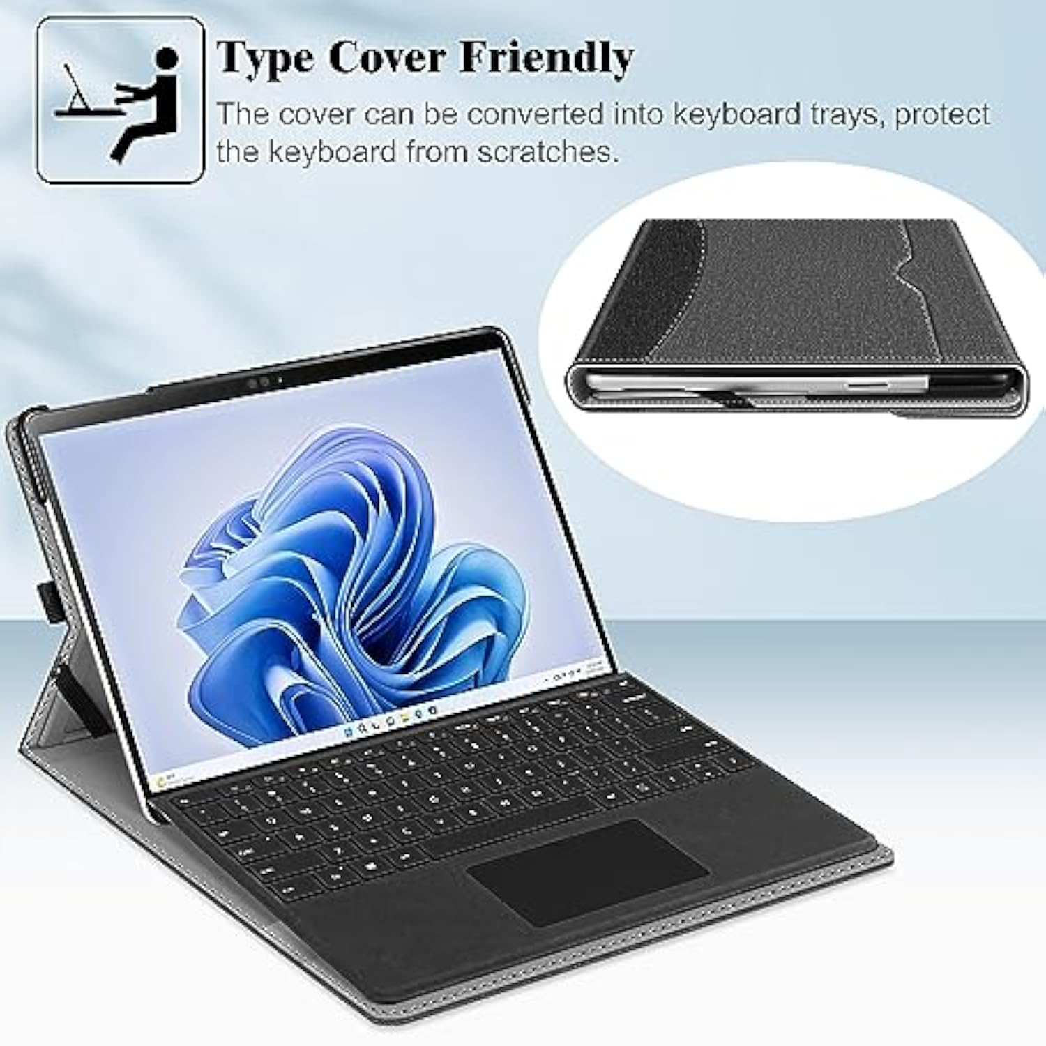 Fintie Case for 13 Inch Microsoft Surface Pro 9 / Pro 9 5G (2022) - Multiple A