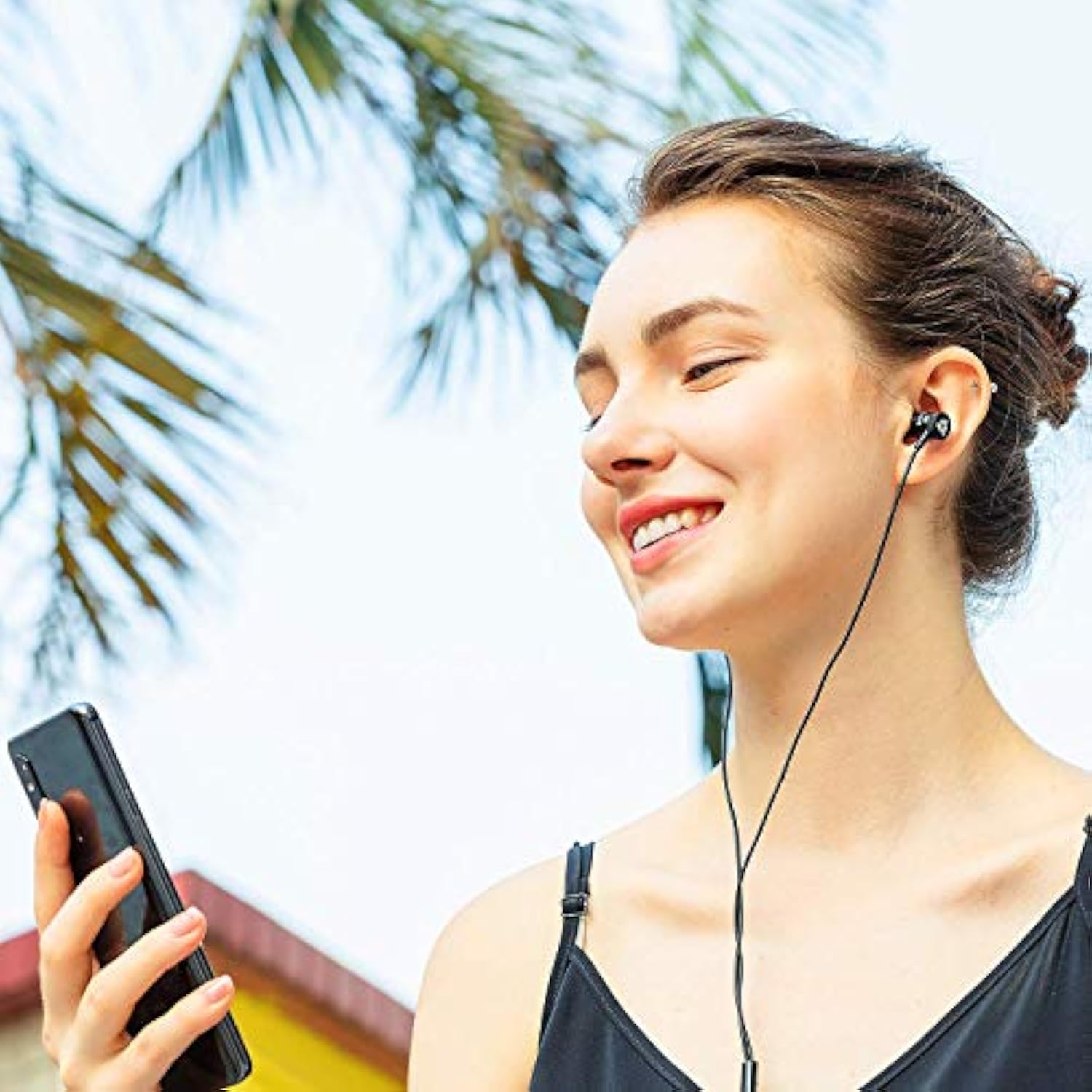 Klim Fusion Earbuds With Microphone + Long-Lasting Wired Ear Buds - Innovative: In-Ear With Memory Foam + Earphones With Mic And Usb-C - New 2022 Version (Black - Usb-C) (Renewed)