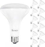 12 Pack BR30 LED Light Bulbs 16W 100W Equivalent 5000K Daylight 1600 Lumens Dimmable E26