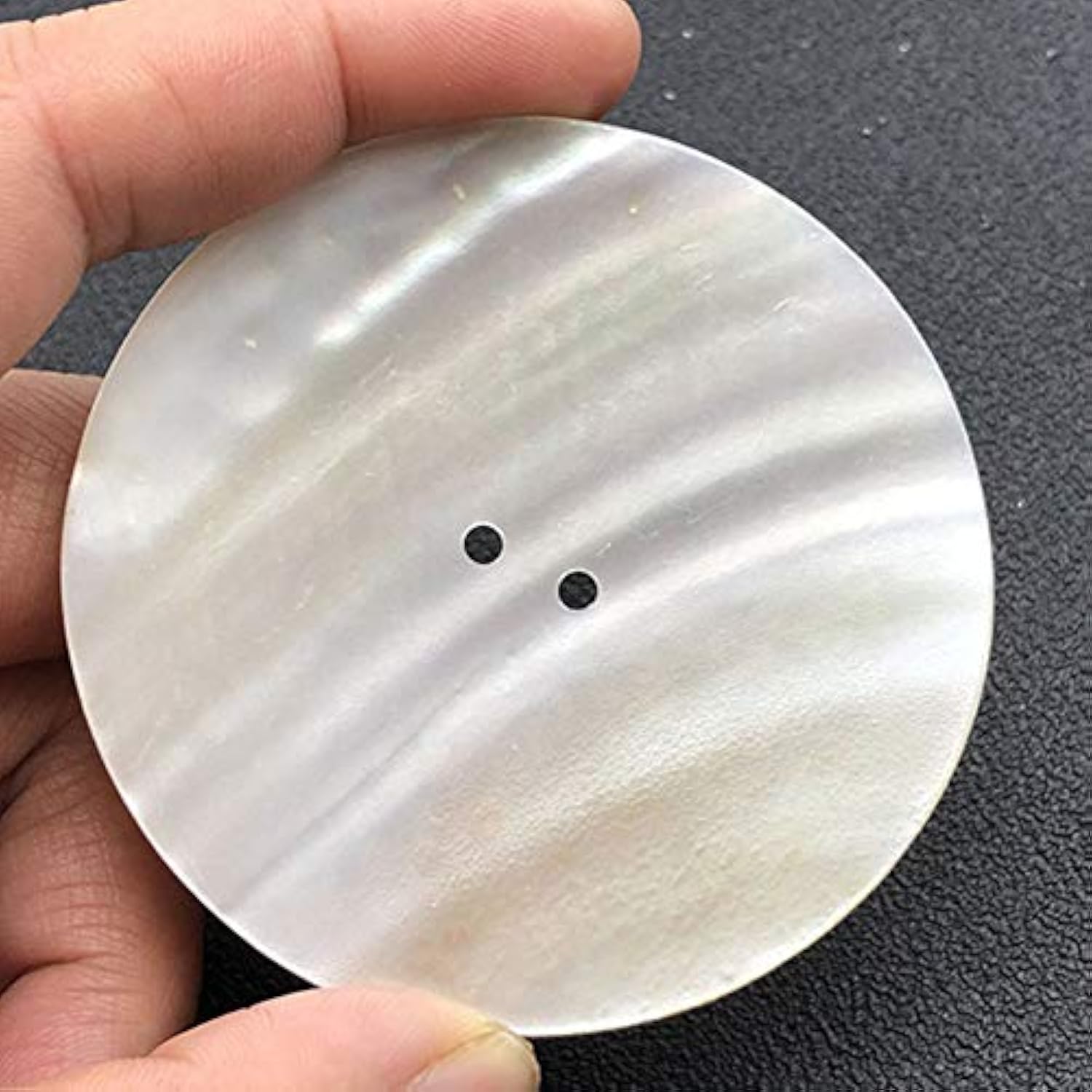 5Pcs Extra Large Iridescent Mother Of Pearl Shell Coat Buttons 50Mm