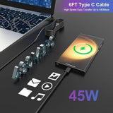 45W Usb C Charger - Super Fast Type C Charging Fit Samsung Galaxy S25 S24 S23 Ultra,S25 S25+ S24 S24+ S23 S23+ S22 Ultra S22+ And More Series,Pps Wall Android Phone Charger & 6Ft C Cable Cord?1 Pack?