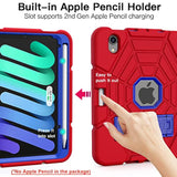 Case For Ipad Mini 6, For Ipad Mini 6Th Generation, Heavy Duty Shockproof Rugg