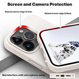 Designed For Iphone 13 Pro Max Case, Silicone Shockproof Slim Thin Phone Case For Iphone 13 Pro Max 6.7 Inch (Stone)