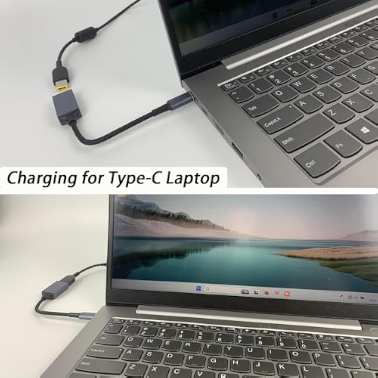 Dc Slim Tip Female Input To Usb C Pd Male Power Charging Cable,For Rectangle Mouth Power Adaptor To Usb Type-C Pd Output 5V/9V/20V.Used To Charge Phones,Tablets,Laptops.