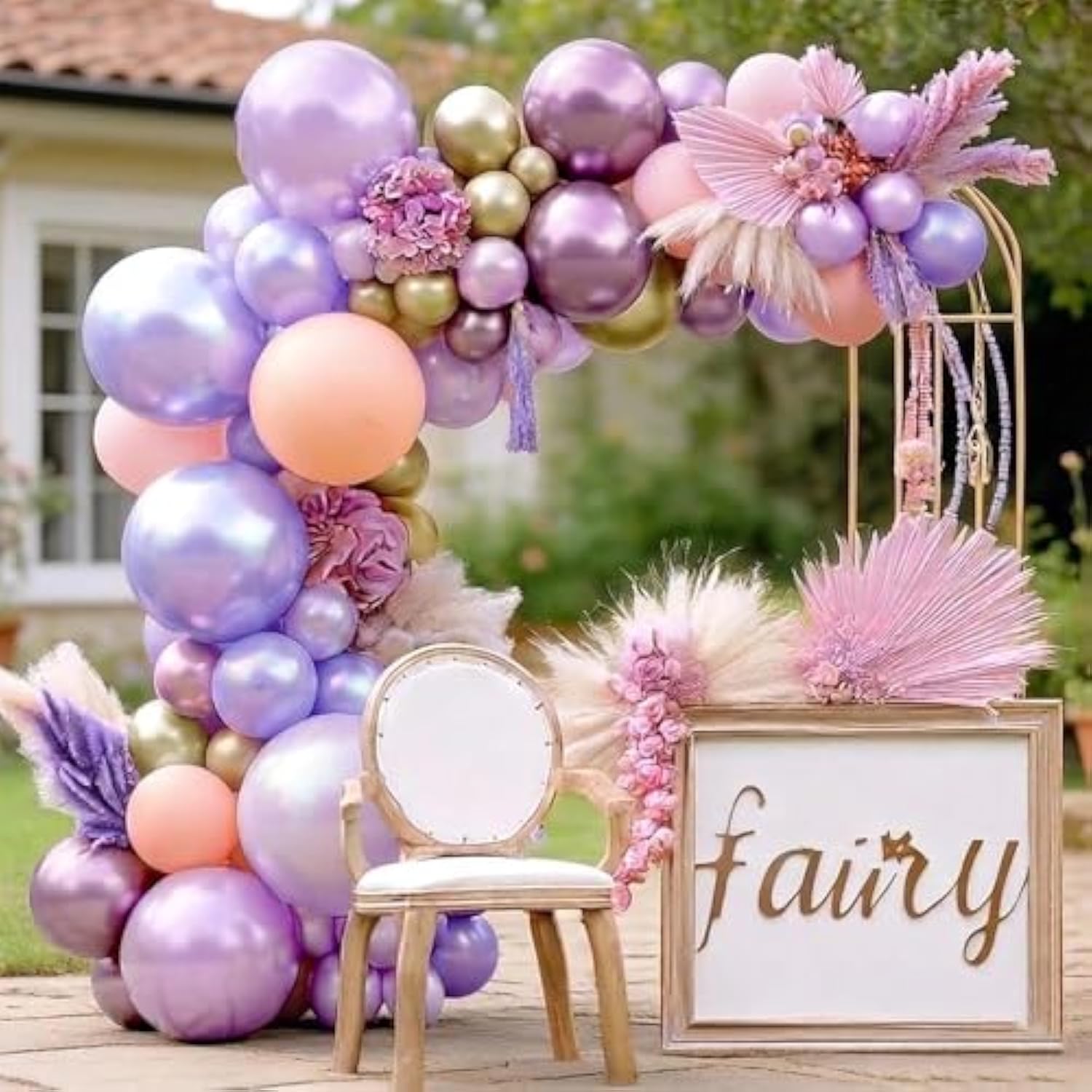 Purple Pink Balloon Arch Lavender Lilac Balloons Pearl Pink Purple Balloon Garland Kit For Baby Shower Birthday Bridal Wedding Spring Party Decorations