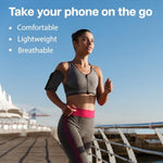 Phone Holder For Running Stretchable - Size Xl - Armband Up To 15 To 19 Inch Arm Circumference - Sports Armband Arm Phone Holder For Running, Cycling And Other Sports For All Phones - Black