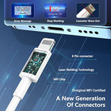 Iphone Charger Cable 10Ft, [Apple Certified] Long Usb A To Lightning Charging Cord,10 Feet Original Lightning Cable,10 Foot Fast Charge Wire For Iphone 14 Pro Max/13 Mini/12/11/Xs/Xr/8 Plus/7/6/Se