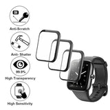 3D Screen Protector Compatible With S7 1.85 Inches Tozo Smartwatch, Pmma, Full Coverage, 3 Pieces