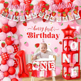 Berry First Birthday Decor Strawberry 1St Birthday Decorations For Girls, Berry First Party Supplies, For Sweet One Party Theme Supplies