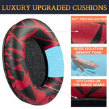 Replacement Earpads For Hyperx Cloud 1/2/3/Pro/Core/Flight/Flight S/Stinger/Stinger S, Cloudx Stinger/Stinger Core/Flight Headsets - Red Storm