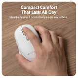 Space Wireless Mouse Bluetooth 5.0 — Ergonomic Wireless Mouse W/Adjustable Sensitivity, Fast Switching, Compatible W/Macos, Windows, Chrome Os — Pair Up To 3 Devices