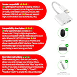 Apple Certified Lightning Male To Usb Female Adapter Otg And Charger Cable For Iphone 11 12 Mini Max Pro Xs Xr X Se 7 8Plus Ipad Air A Camera Memory Stick Flash Drive Cord Converter Charging Splitter