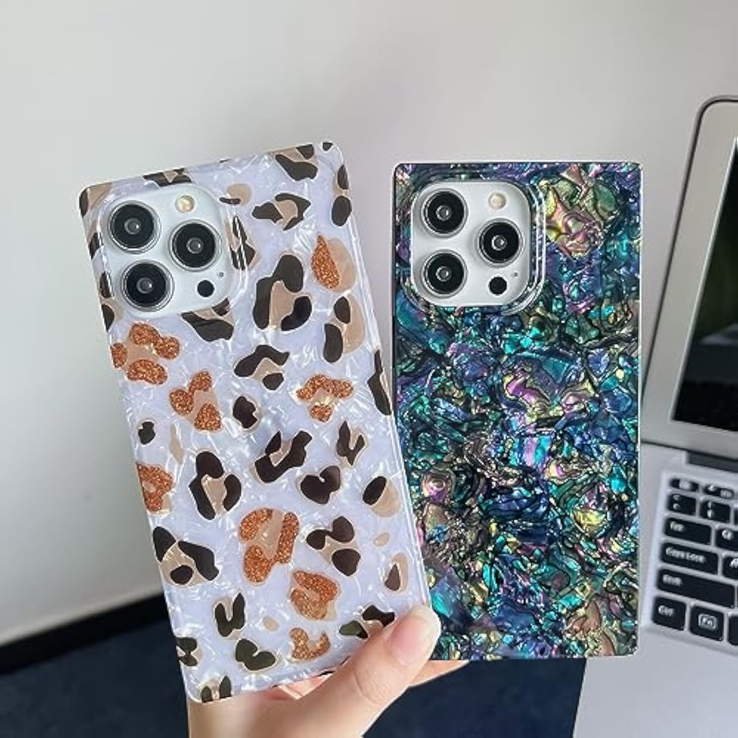 Iphone 15 Pro Max Case - Luxury Sparkle Cute Protective Soft Slim Girly Case - 6.7 Inch (Black Shell)