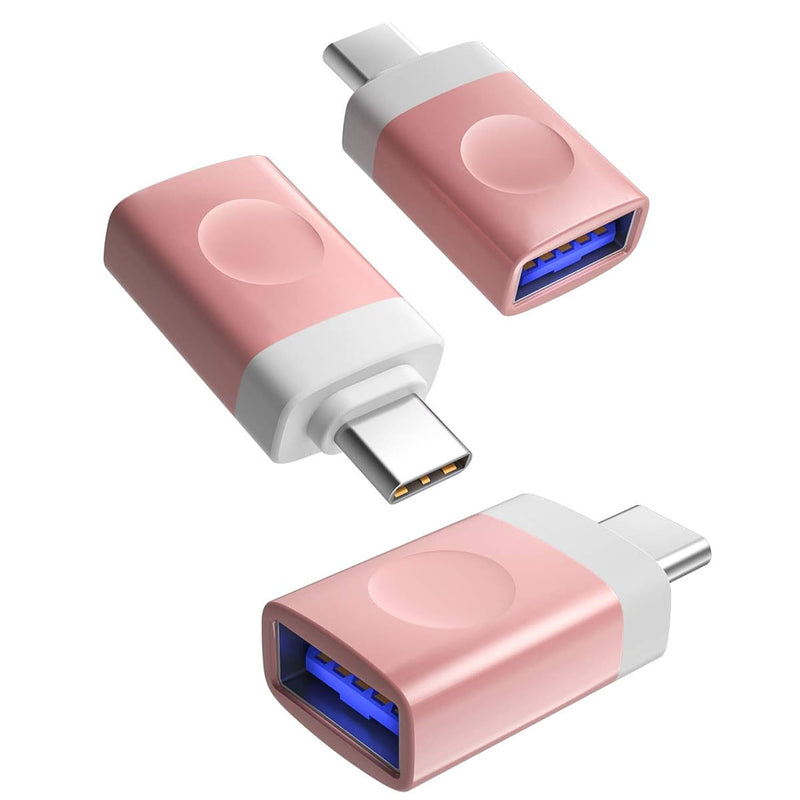 Usb C Male To Usb 3.0 Female Adapter 3 Pack,Thunderbolt 3 To Type A Otg Conver