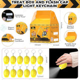 Construction Party Favors 84 Pc Under Construction Straw Slap Bracelet Stickers Dumper Truck Treat Box For Kids Birthday Supply