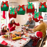 Christmas Foil Balloons, 18 Inch Red Green Gift Box Mylar Foil Balloons With Bow For Xmas Party Decorations, Large Merry Christmas Boxes Balloon For Balloon Garland New Year Party Decor Supplies