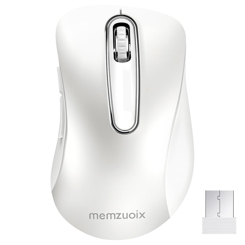 2.4G Wireless Mouse, 1200 Dpi Computer Wireless Mouse With Usb Receiver, Porta