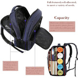 Laptop Backpack,Slim Travel Backpack With Laptop Compartment For Men Women,College Daypack Gift Computer Bag Fits 15.6 Inch Notebook, Blue