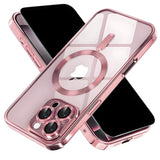 For Iphone 16 Pro Max Soft Cases Women And Privacy Screen Protector Built In Camera Cover,[Non-Yellowing] Compatible With Magsafe Magnetic For 16 Promax,Rose Gold