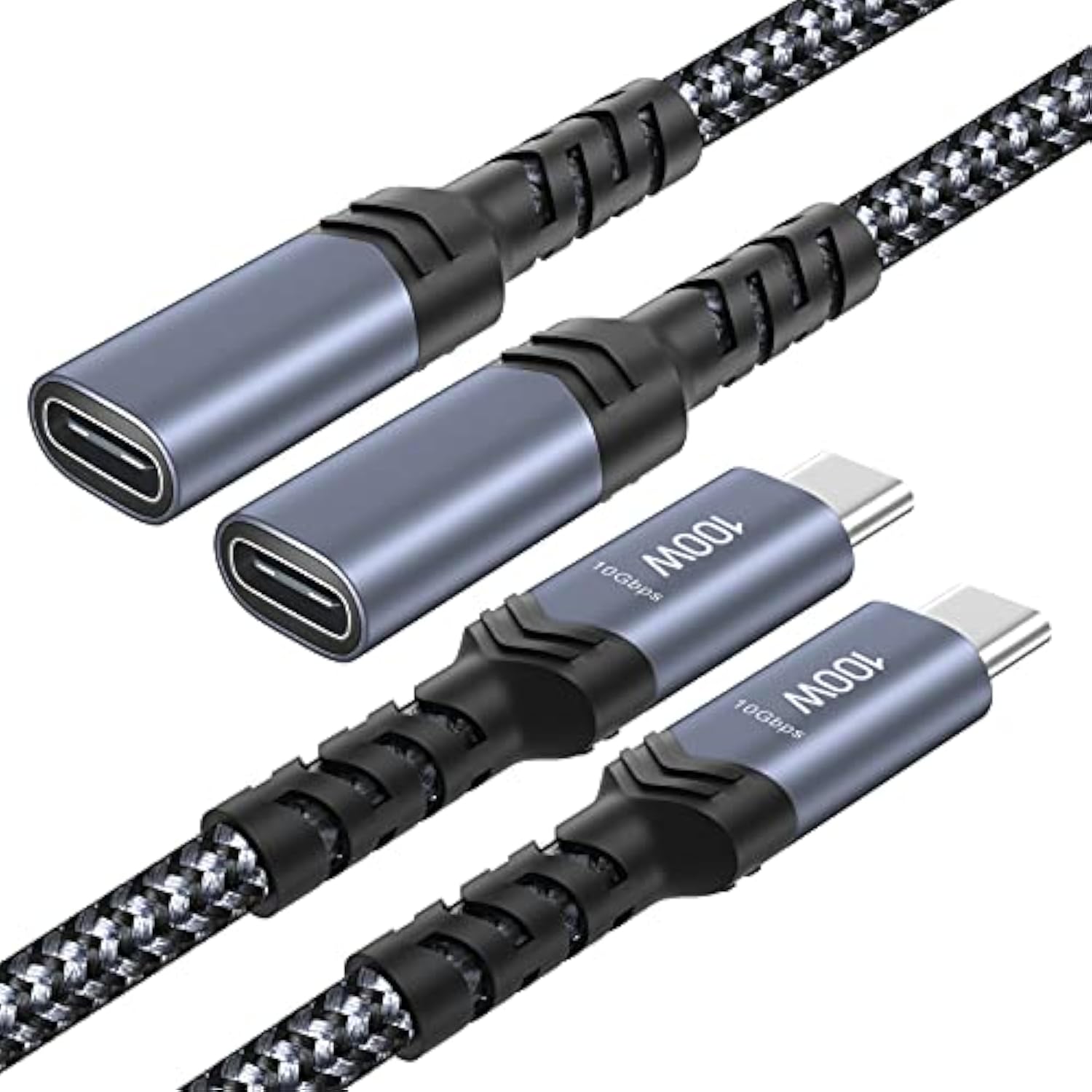 Usb C Extension Cable,Usb C Male To Female Extender 3Ft Usb 3.2 Fast Charge 10