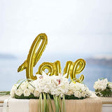 42 Inch Love Balloon Champagne Gold Letter Decorations Valentines Wedd