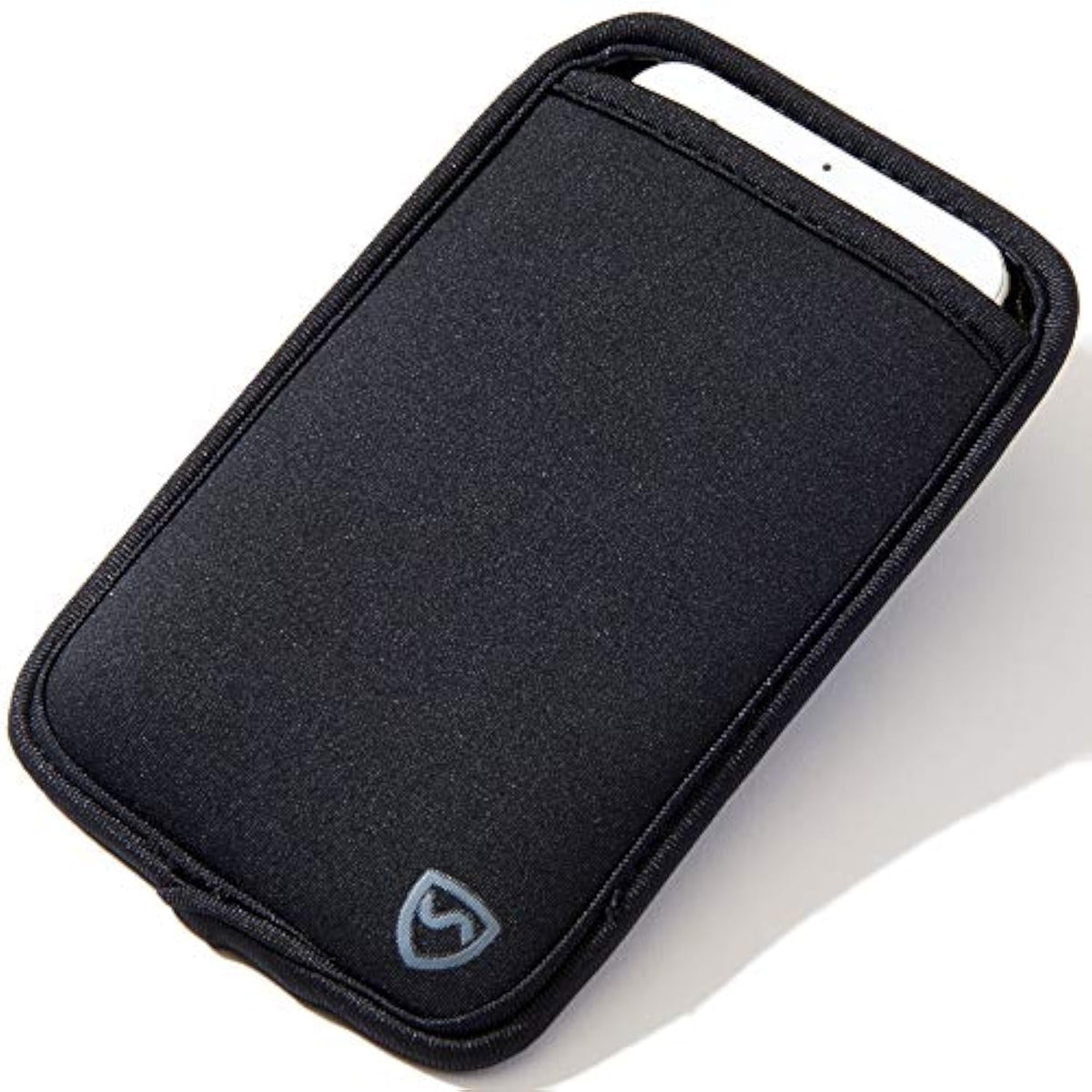 Phone Pouch, Emf Protection Sleeve For Cell Phones Up To 3.25" Wide, Black