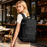 Travel Backpack For Women Men Airline Approved Carry On Backpack Flight Approved Waterproof Sports Luggage Backpack Casual Daypack Small Hiking Backpacks Black Backpacks